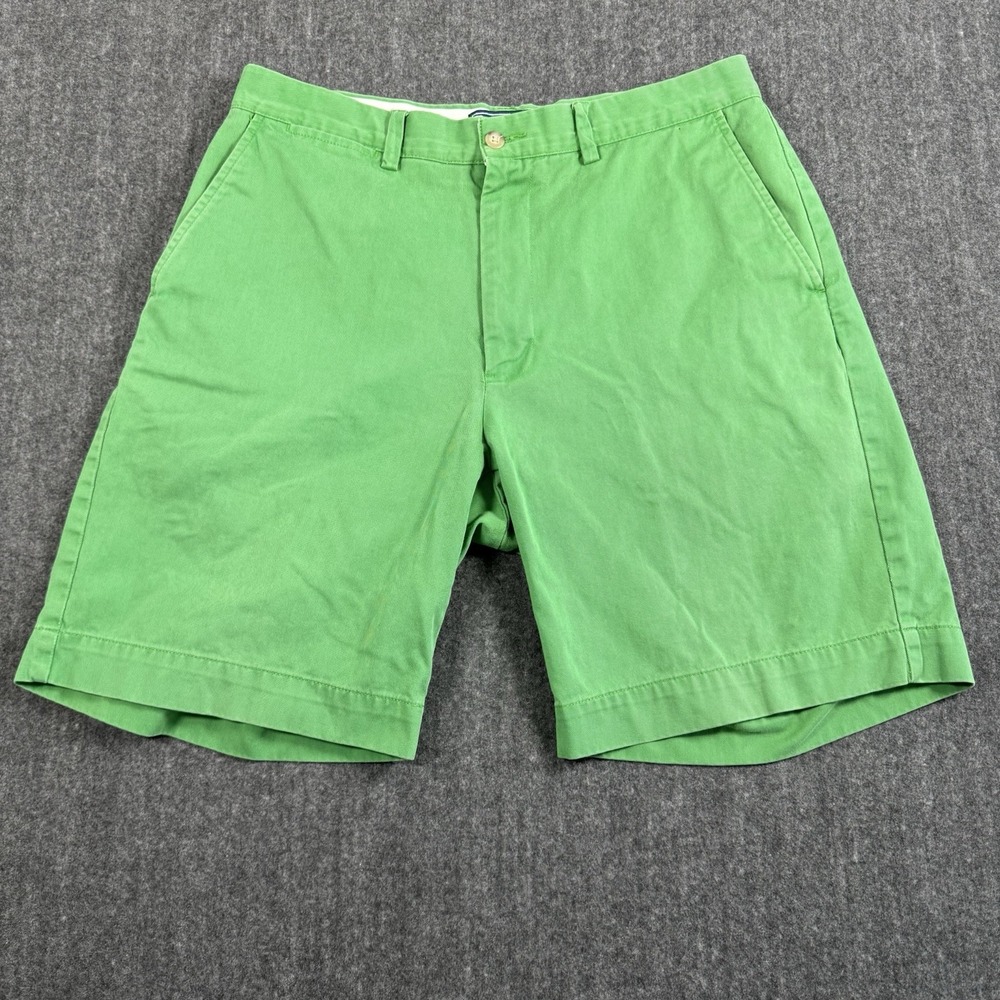 Polo Ralph Lauren Prospect Shorts Men 33 Green Chino 100% Cotton